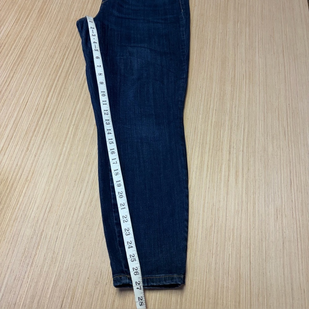Judy Blue High Rise Pull On Skinny Jegging Jeans Womens 16W Dark Wash - Picture 8 of 10